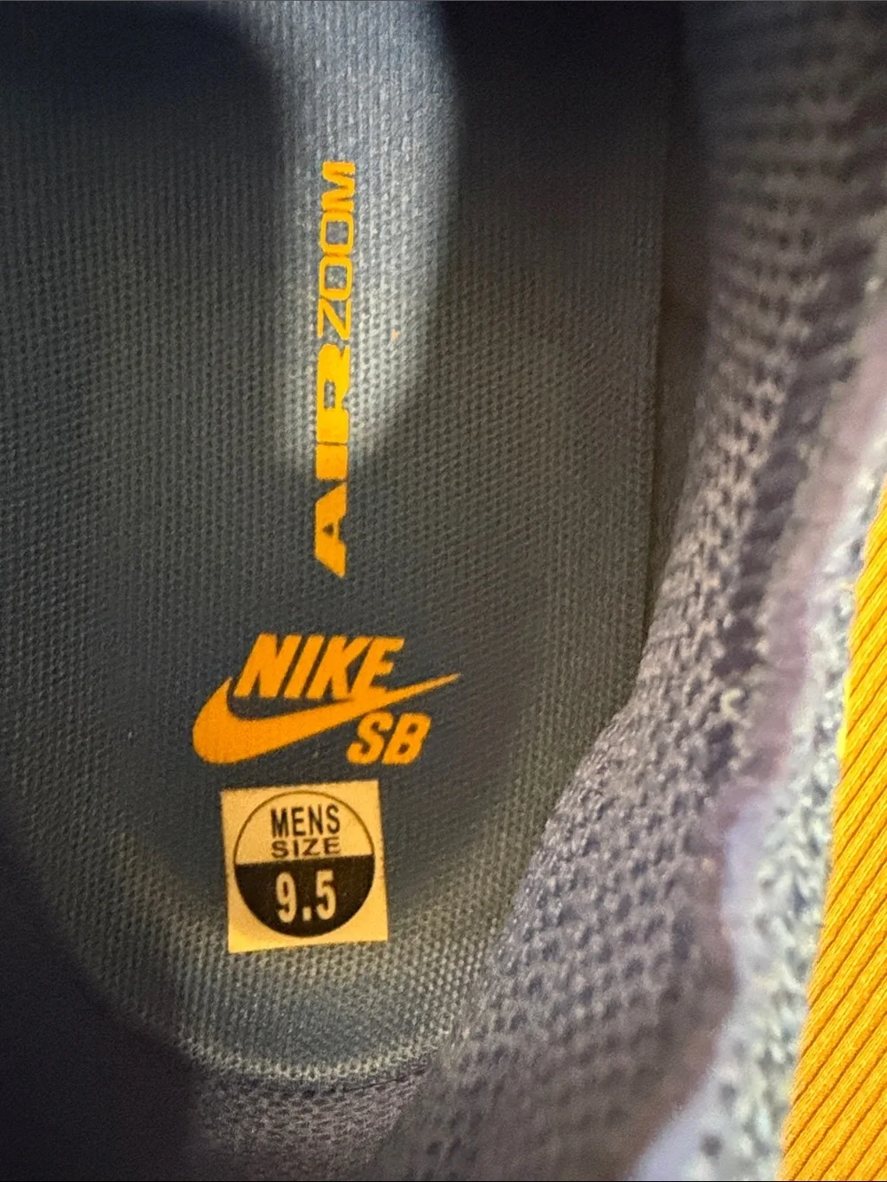 Nike Blue & Yellow Athletic Skate Sneakers